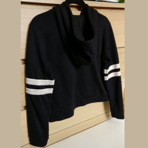 Forever 21 Black Varsity Hoodie - Picture 4 of 9